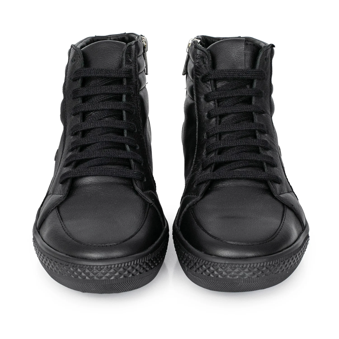 Zapatilla de Cuero con Base Antideslizante para Hombre®