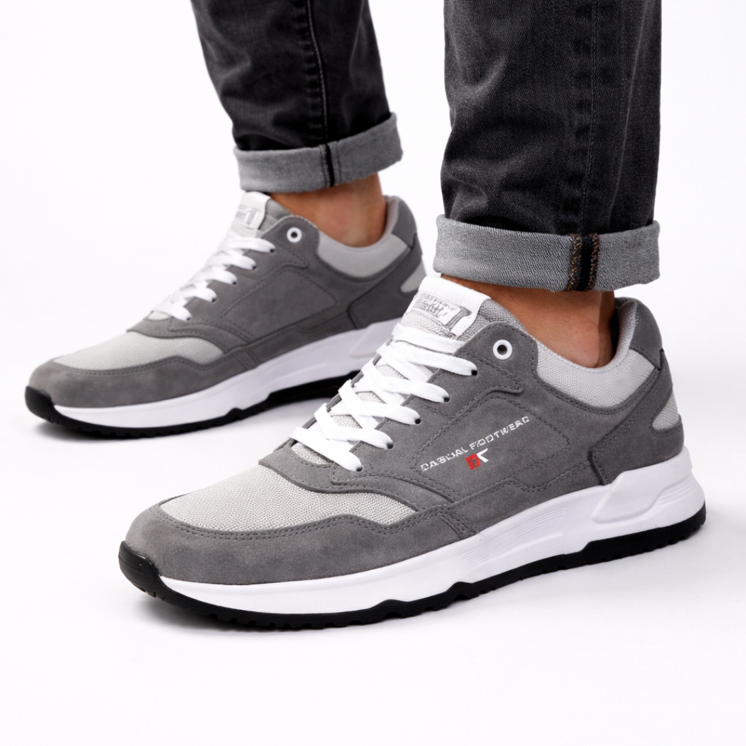 Zapatillas Deportivas de Cuero Genuino para Hombre®