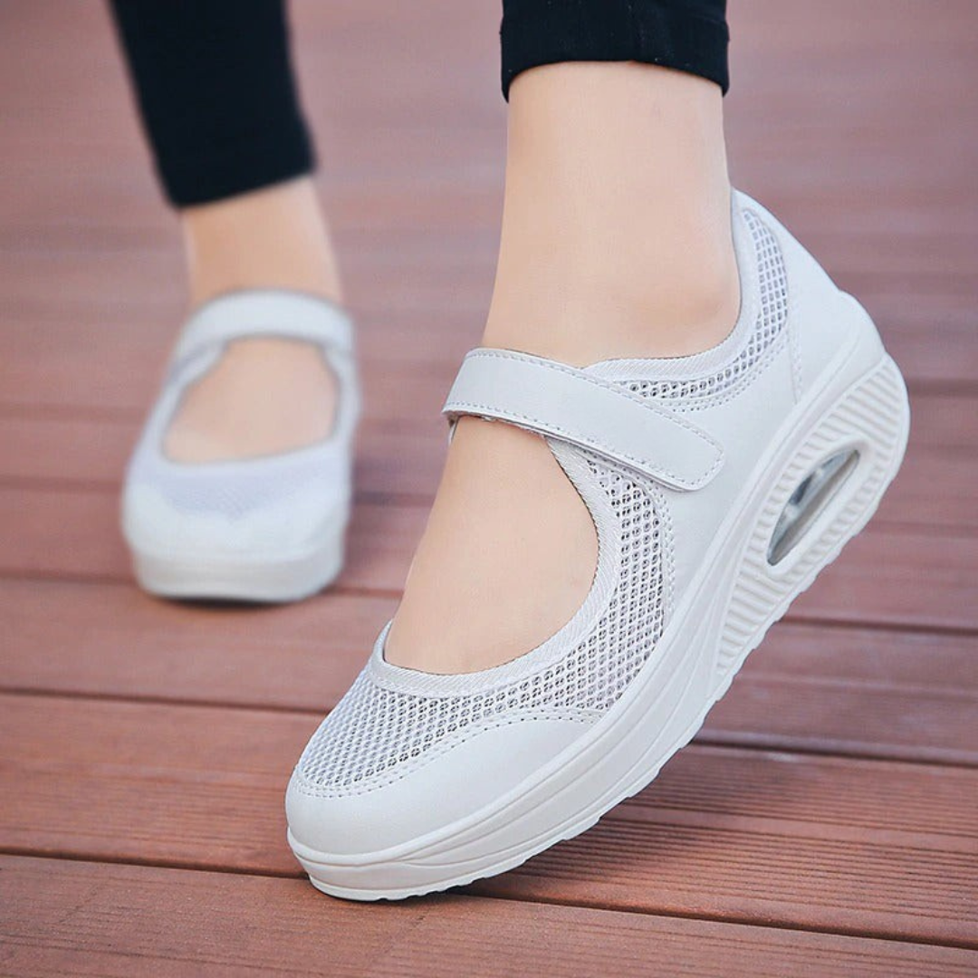 Zapatos de Mujer Cómodos, Antideslizantes y con Cierre de Velcro
