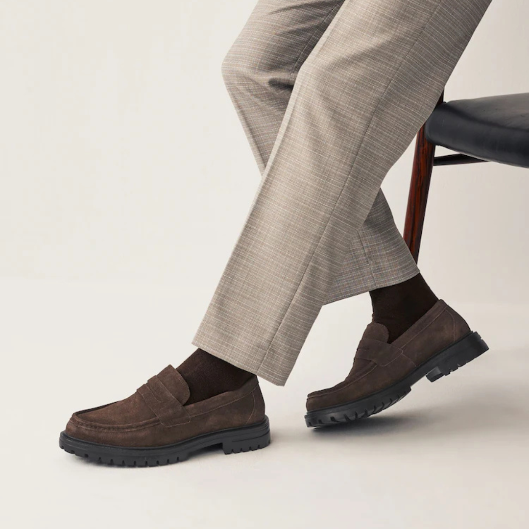 Mocasines Elegantes de Gamuza para Hombre
