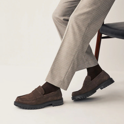 Mocasines Elegantes de Gamuza para Hombre