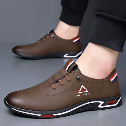Zapatos Casuales Ortopédicos de Cuero Genuino para Hombre