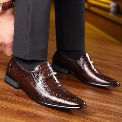 Cómodos y lujosos zapatos de cuero para hombre