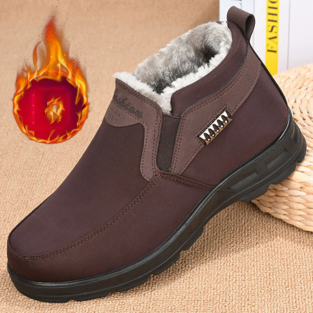 Zapatos de invierno impermeables y acolchados para hombre