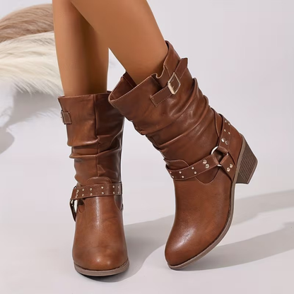Botas largas de Material Resistente Para Mujer