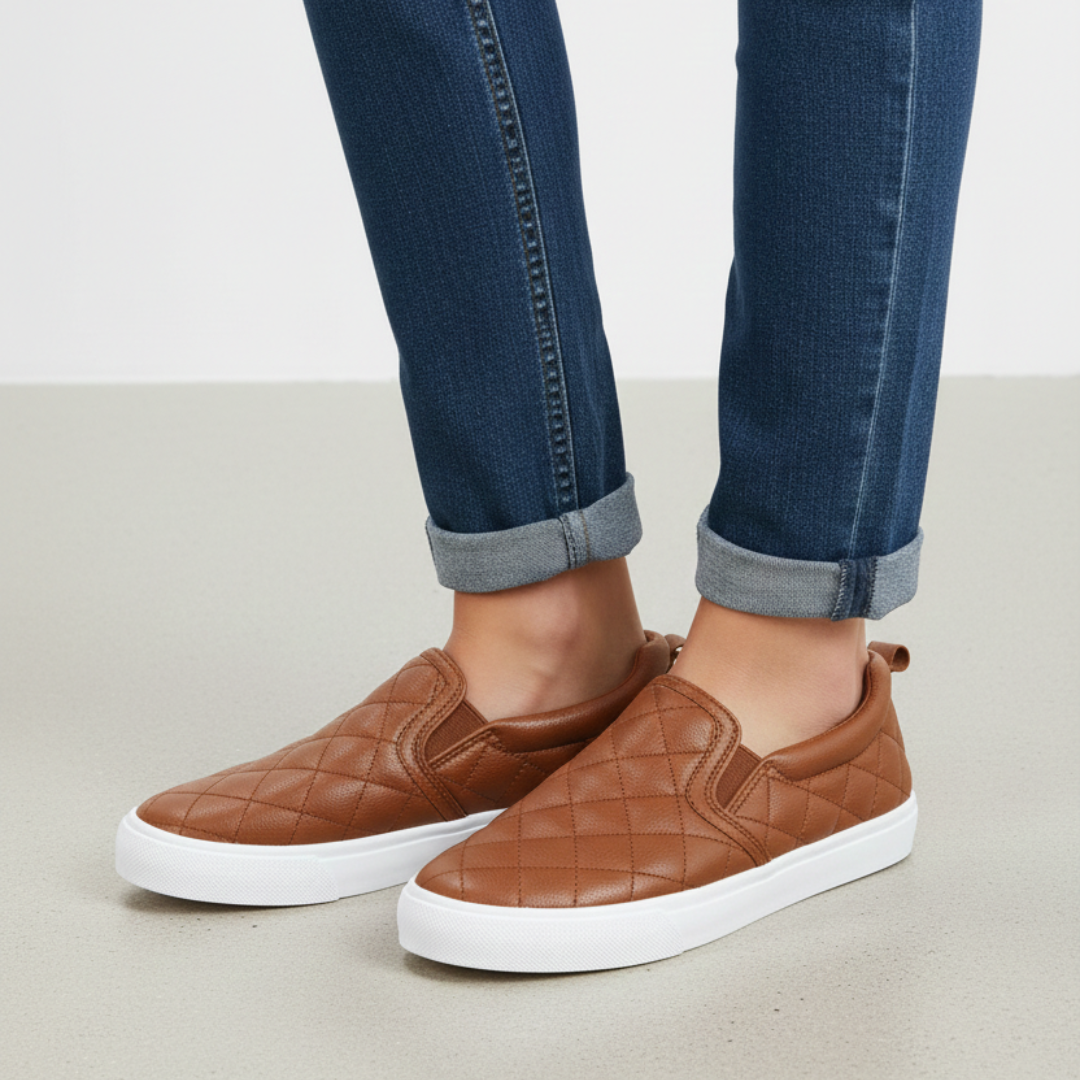Zapatillas Deportivas Urbanas Estilo Slip-On con Acabado Acolchado