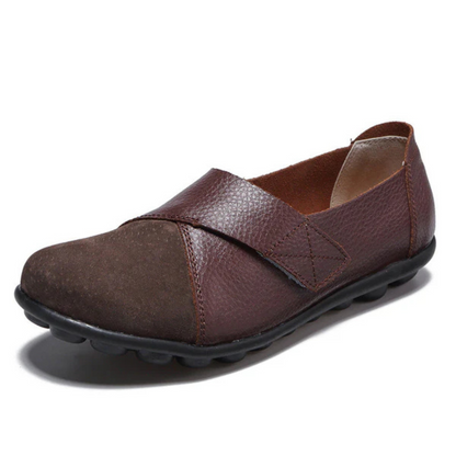 Mocasines de cuero cómodos para mujer