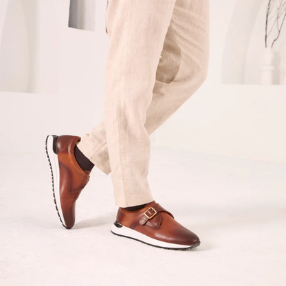 Zapato elegante con hebilla y diseño híbrido para hombre
