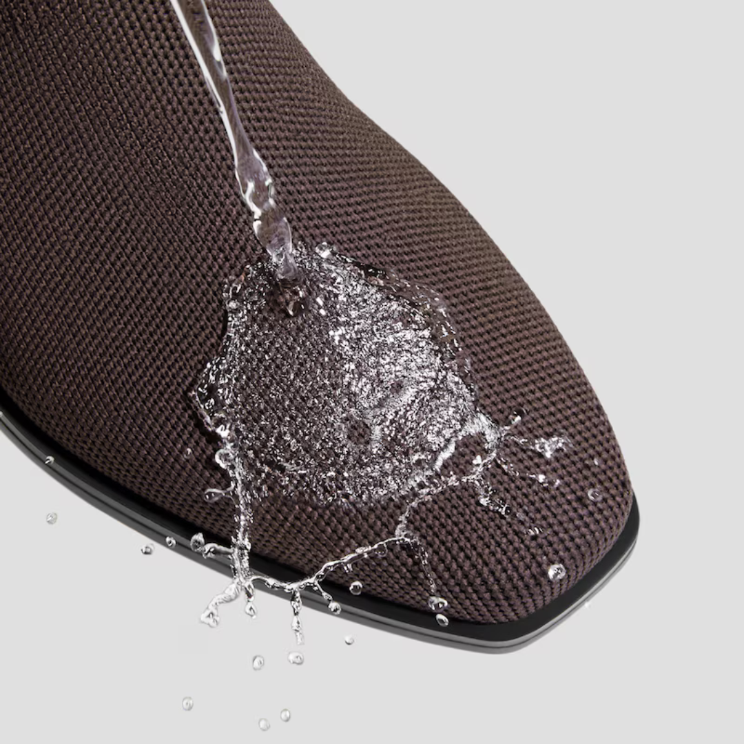 Botas impermeables elegantes slip-on para mujer