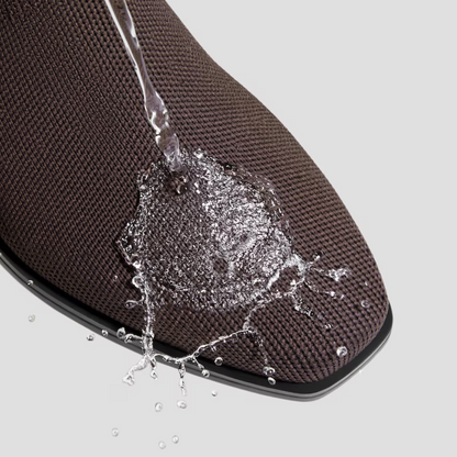 Botas impermeables elegantes slip-on para mujer