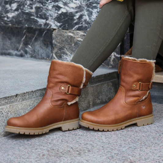 Bota de Caña Media con Protección para mujer