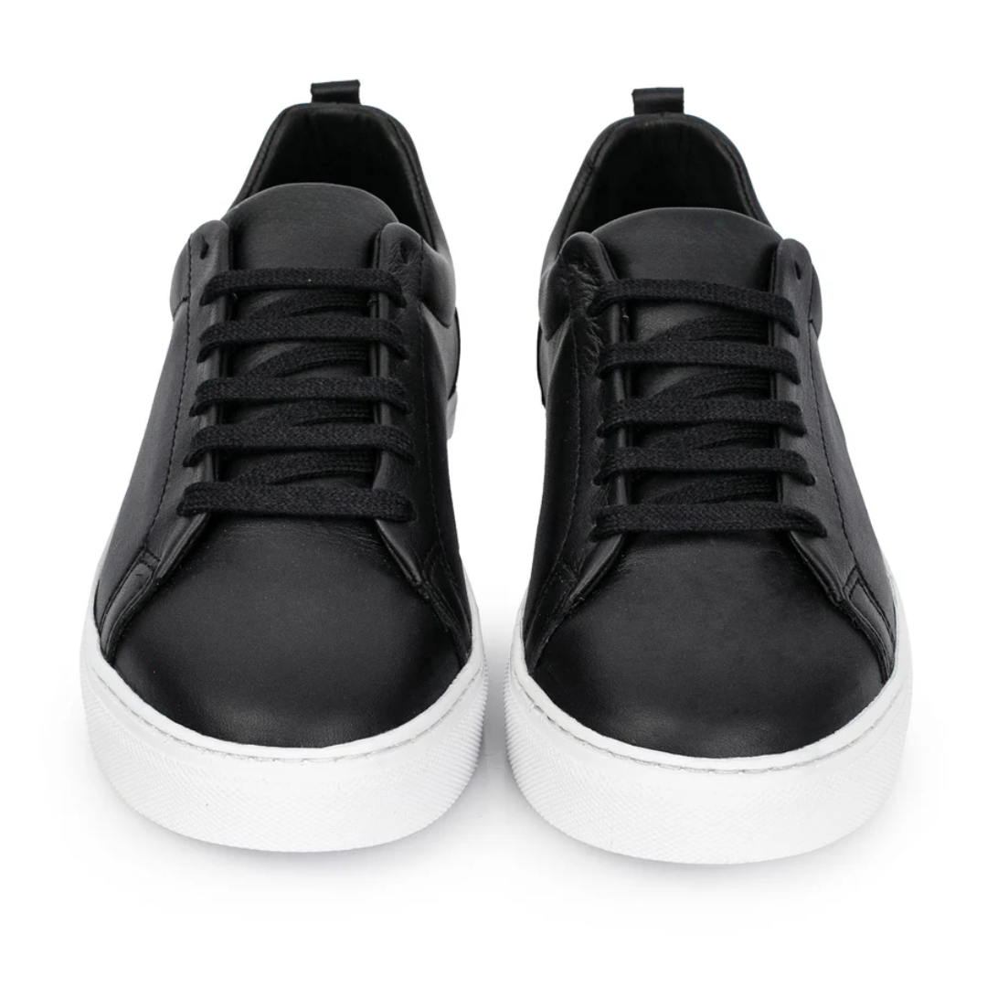 Zapatilla de  Cuero con Estilo Urbano para Mujer®