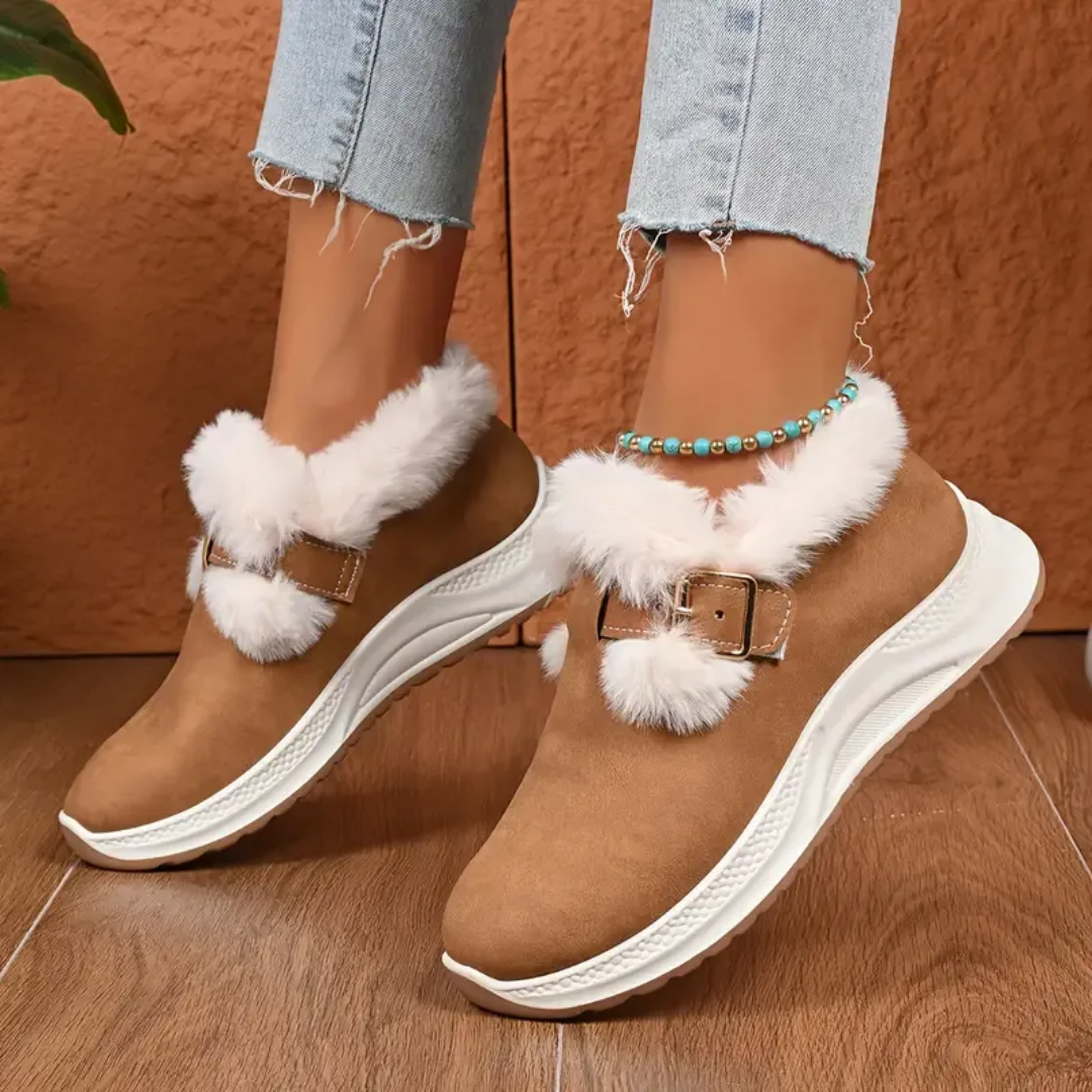 Bota de Invierno Impermeable y Acogedora para Mujer