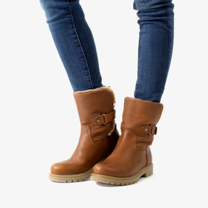 Bota de Caña Media con Protección para mujer