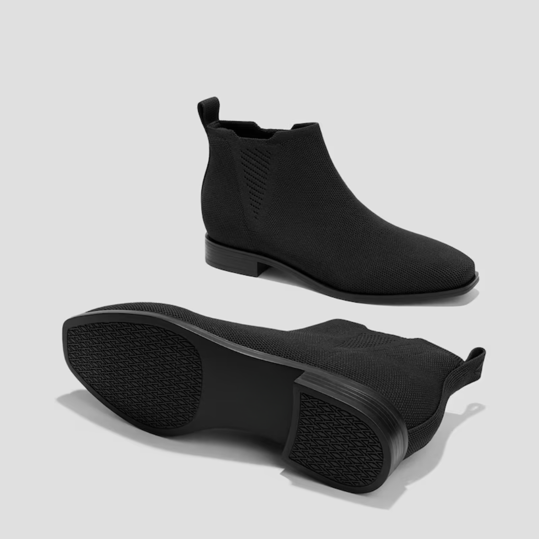 Botas impermeables elegantes slip-on para mujer