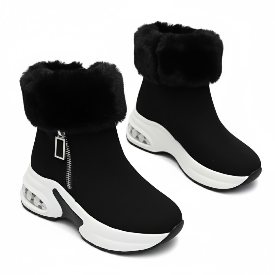 Botines de Tobillo con Plataforma y Forro Suave Para Mujer®