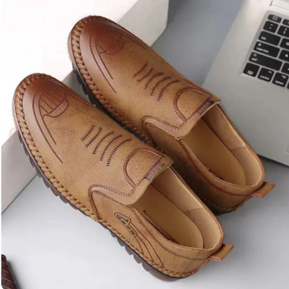 Mocasín informal de cuero para hombre Comodidad y estilo