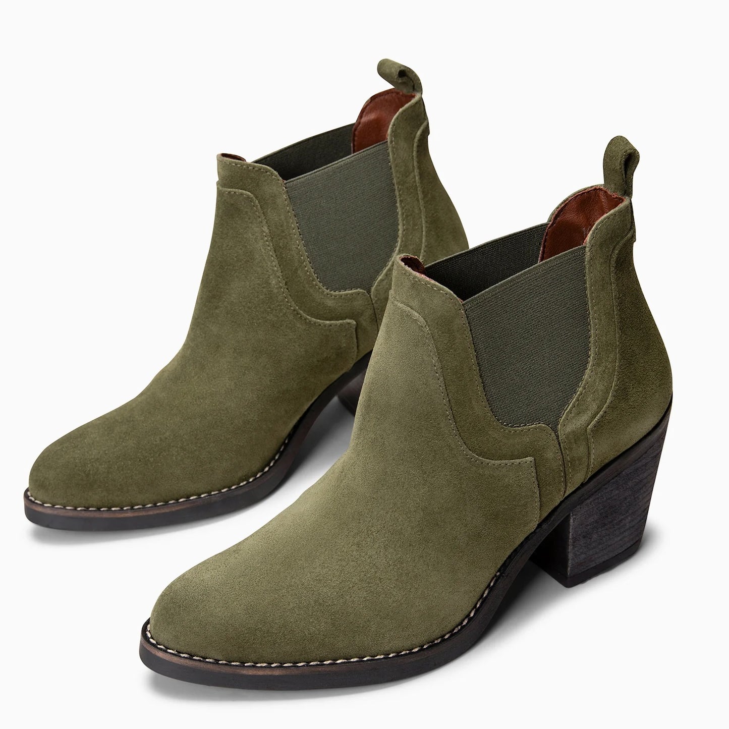 Botines de Tacón con Elástico Lateral®
