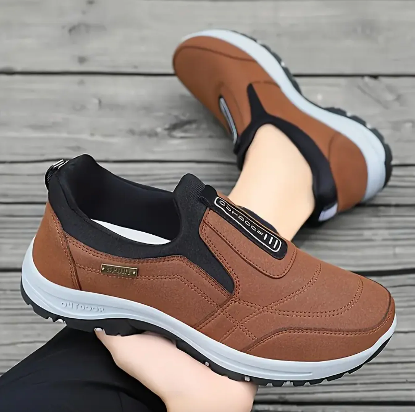 Zapatillas Ergonómicas de Confort con Soporte Postural para Hombre®